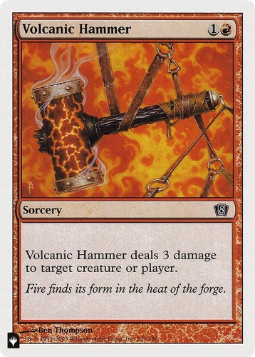 Volcanic 　MTG Volcanic Hammer 2001 MTG 7th Edition Red Common Sorcery NP X 2 | eBay