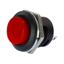 Red Mini Push Button Nitrous Outlet