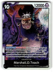 Marshall D. Teach OP09-093 Premium Booster -The Best- Vol. 2 Super Rare