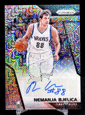 💥#/25 SILVER MOJO PRIZM AUTOGRAPH💥Nemanja Bjelica #'d/25 AUTO Wolves WARRIORS