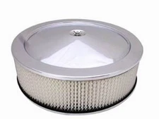 Racing Power Company RPC R8003 14″ x 4" Muscle Car Style Chrome Air Cleaner New