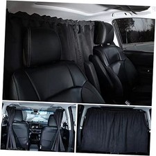 Car Divider Privacy Curtainout Suede Sun Shade 79"W x 39.5"L Pack of 1 Black