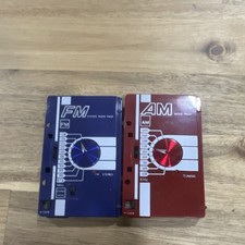 Sterling Hi-Fidelity TWF-802  TWF-802M FM/AM Pocket Radios Stereo Mono Blue Red