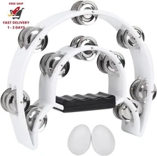 Pandereta para iglesia, instrumento musical para adultos, panderetas de media