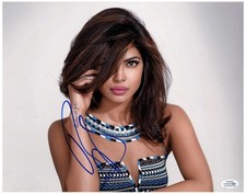 Priyanka Chopra Signed Autographed 11x14 Photo Hot Sexy Bollywood ACOA