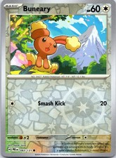 Buneary 083/131 Common Prismatic Evolutions Pokemon Reverse Holo NM