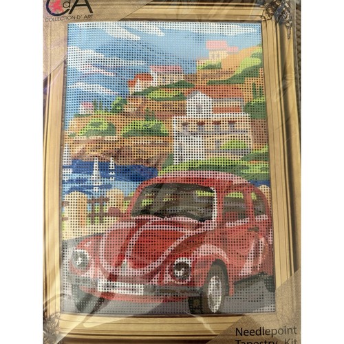 Collection D Art Printed needlepoint kit Gobelin Tapestry Canvas 30x40 cm