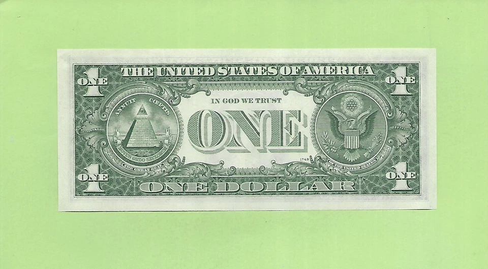 1974 ..UNCIRC $1 H 0481 2566 A .... 1974 $1 H-A NICE NOTE FRN - Image 2 of 2