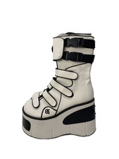 Demonia Boots Us8 Wht Kera 108 JyM27