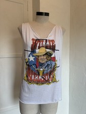 VINTAGE 80s WILLIE NELSON & FAMILY TEE 1980s VTG Wille Nelson Concert T-shirt