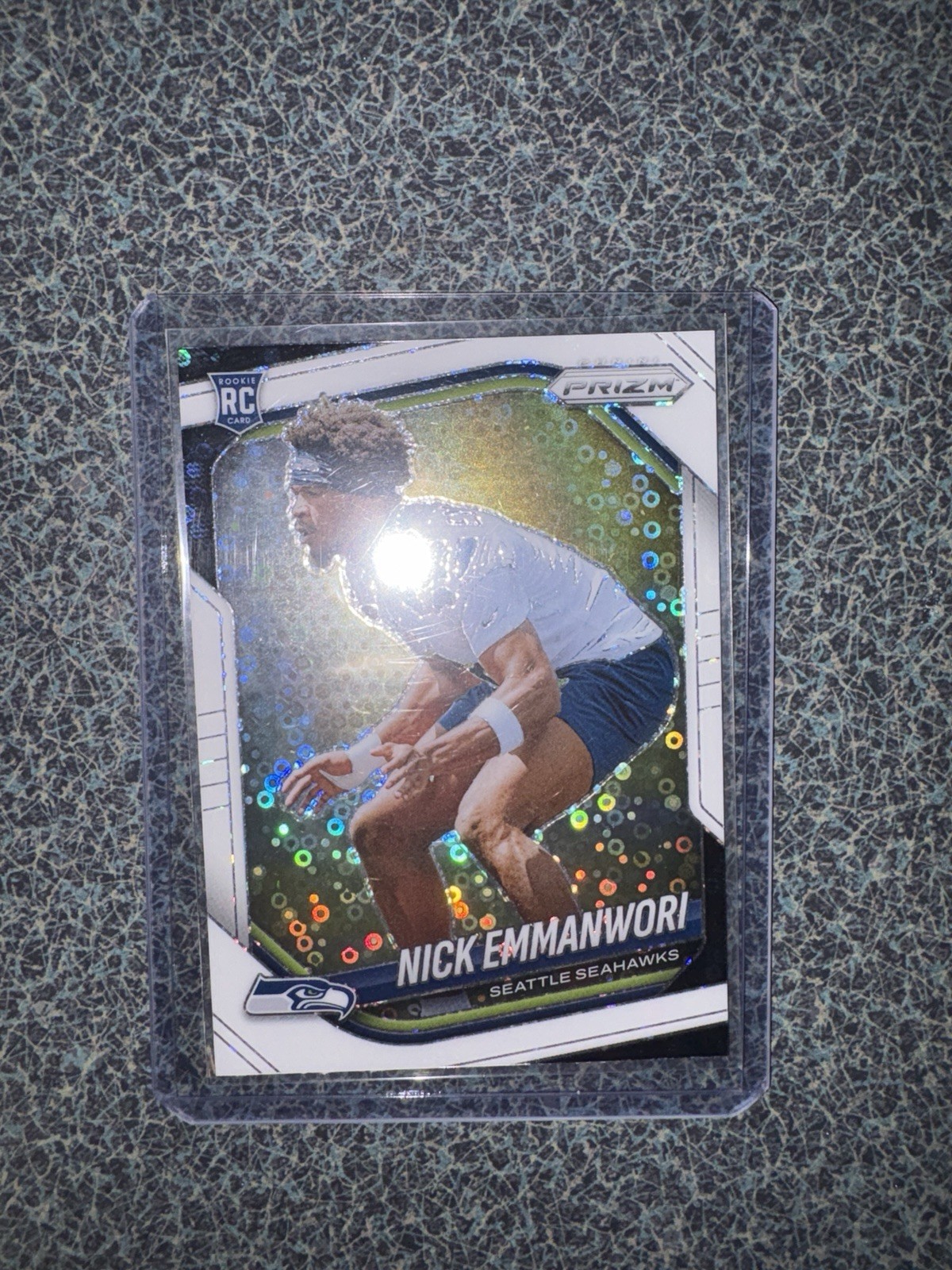 2025 Panini Prizm - Rookies Nick Emmanwori #320 White Disco Prizm (RC)