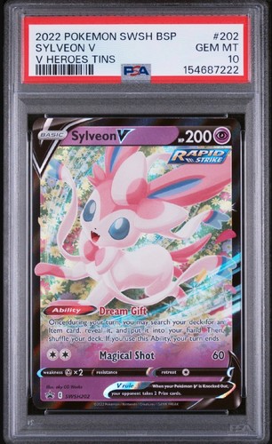Sylveon V graded PSA 10 for sale on eBay