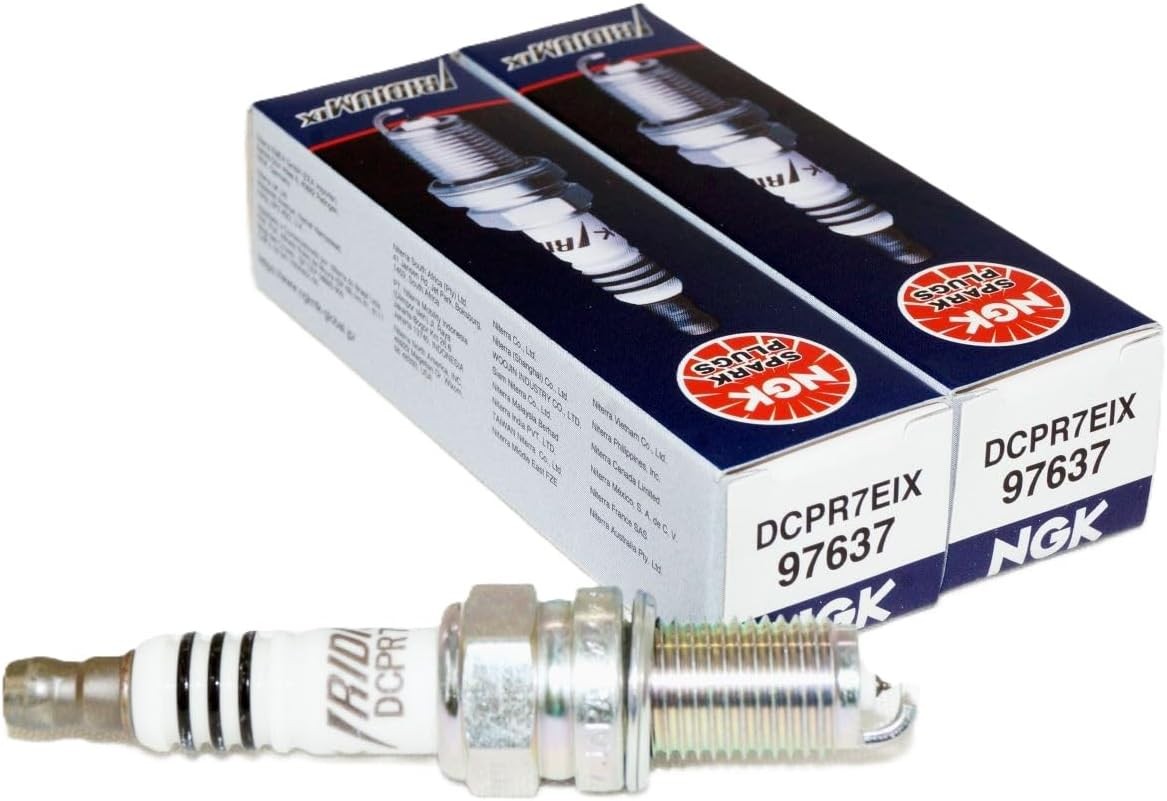 NGK Iridium IX DCPR7EIX Spark Plugs Compatible with 1999-2016 Harley... 