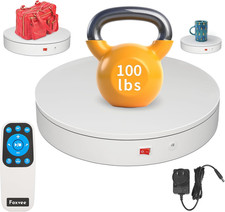 Remote-Controlled Motorized Electric Turntable,Rotating Display Stand,Speed-Adju