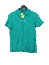 Nautica Men's Polo XS Green 100 Cotton Basic