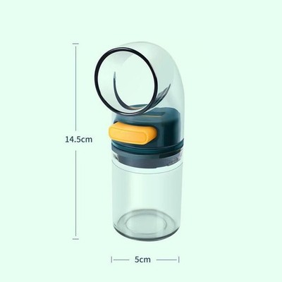Precise Food-Grade Durable Anti-Clog Compact Elegant Quantitative Salt Dispenser