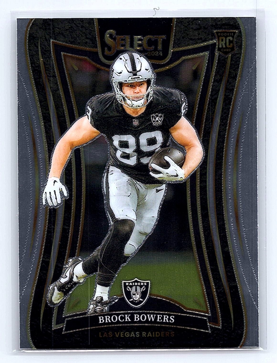 Brock Bowers 2024 Panini Select #383 Rookie