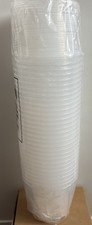 30Pcs 10cm Clear Plant Pots,Plastic Orchid Pots With Holes,Clear Nursery Pots S