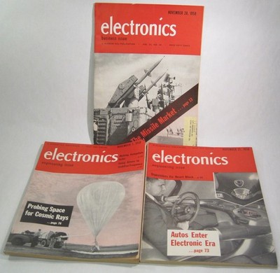 McGraw-Hill Vintage Electronics Magazine November 1958 Vol 31 Lot 45 47 48