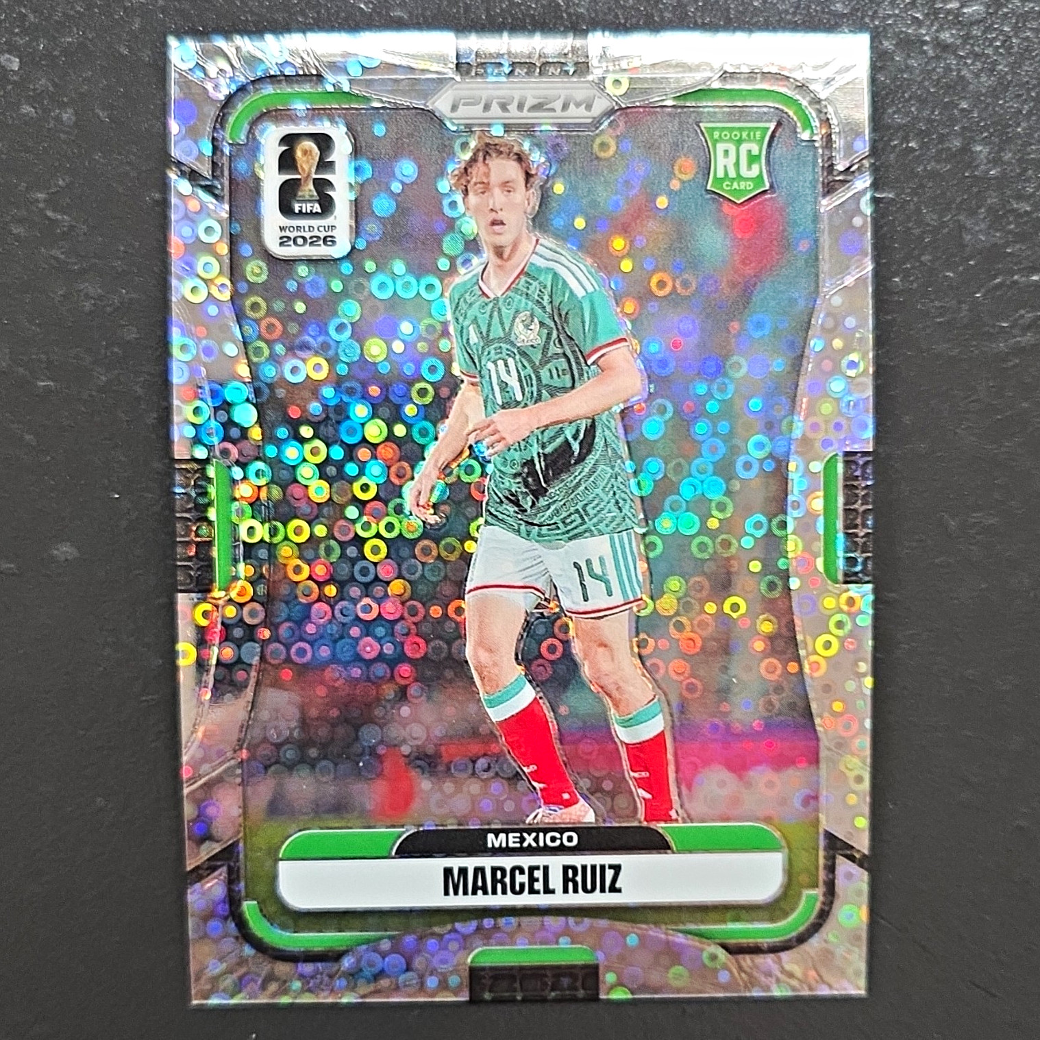 Panini 2026 Prizm FIFA World Cup Marcel Ruiz Mexico RC Rookie #289 Disco