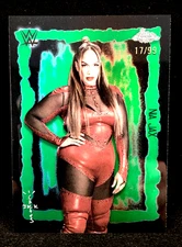 Na Jax 2025 Topps Chrome WWE Cactus Jack FESTIVAL FURY GREEN /99 #FVF-35