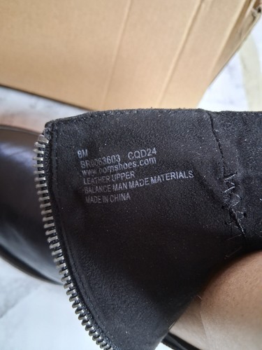 Born schwarze halbhohe lässige Stiefeletten mit Schnalle und Reißverschluss Größe 8 neu mit Karton - Bild 7 von 11