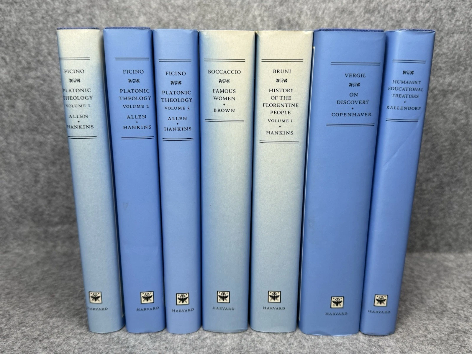 I Tatti Renaissance Library Vols 1-7 Harvard 2001-03 7 HC Ficino Boccaccio image 1