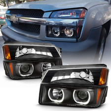 - For 2002-2006 Chevy Avalanche 1500 2500 Led Halo Projector Headlightsbumper S
