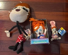 Lucy I Love 1998 Big Beanies Babies Doll See Box Precious Kids Stuffed Keychain