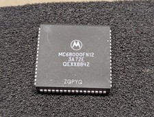 Vintage CPU : MC68000FN12 - Motorola CPU im P...