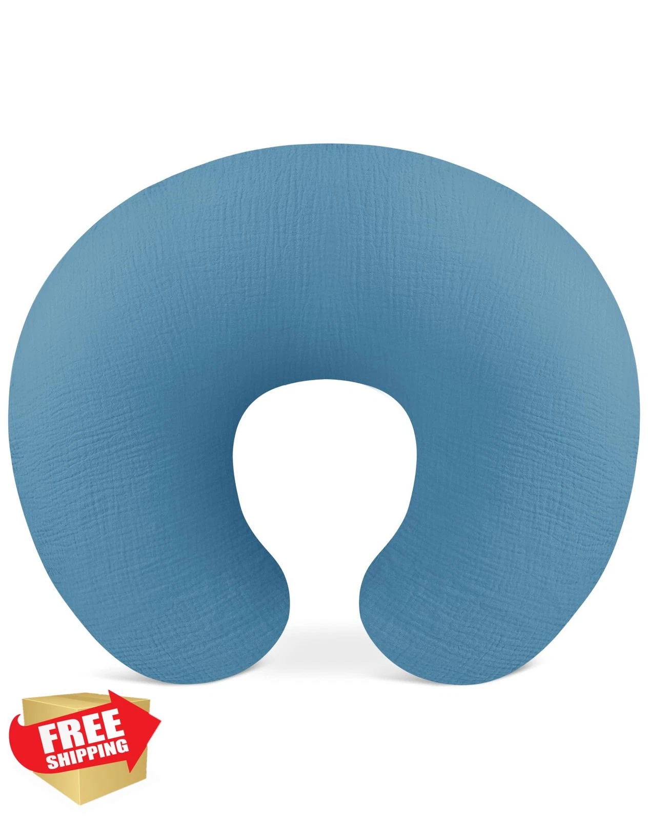 Wimist Muslin Nursing Pillow Cover Blue
Opens in a new window or tab