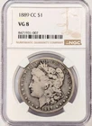 1889 CC Morgan Silver Dollar NGC VG-8