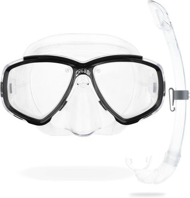 Cressi Perla Taucherbrille Erwachsene - Einzelne Maske oder Combi Schnorchelset