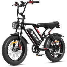 Electric Bike 1500W 20AH Dual Suspension Hydraulic Brake 20" Fat Tyre E-bike US