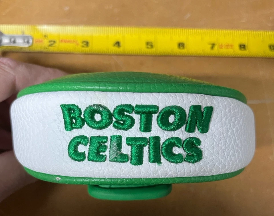 Boston Celtics Embroidered Putter Golf Head Cover Mallet Style Clean Small Cut - Image 2 of 4