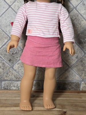 Our Generation 18'' Doll Pink Corderoy Skirt Outfit Fits American Girl