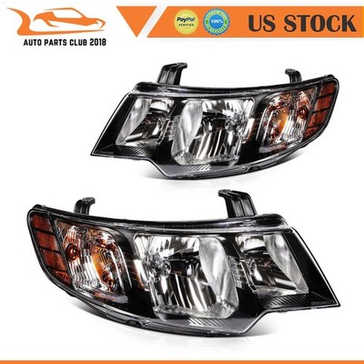 Headlamp For 2010-2013 Kia Forte Clear Lens Headlights Assembly L+R Replacement