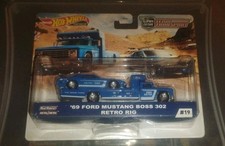 Hot Wheels Team Transport 69 Ford Mustang Boss 302 Retro Rig 19 Hot Wheels Team Transport 69 Ford Mustang Boss 302 Retro Rig 19