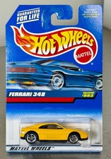 Hot Wheels Ferrari 348 Yellow Collector #993 1999 23803-0910 3A15