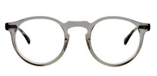 OLIVER PEOPLES OV5186 1484 Gregory Peck 47mm Smoke Gray Eyeglasses Frames Italy