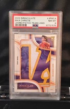 2022-23 Panini Immaculate Max Christie Jumbo Patch Team Logo Rookie #5/8 JP-MCA