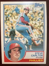 Steve Carlton 1983 Topps #70 Philadelphia Phillies HOF