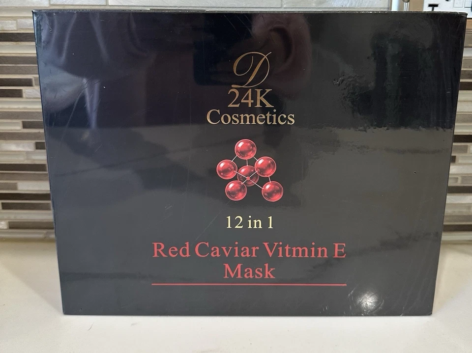 NEW SEALED D’or 24K Prestige 12 in 1 Red Caviar Vitamin E Mask,  $4950 retail - Image 2 of 3