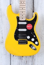 Squier Affinity FSR Stratocaster HSS Electric Guitar Graffiti Yellow
