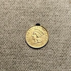 1857 Indian Princess Head Gold Dollar $1 XF Details GD1