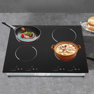 110V Electric Ceramic Cooktop 4 Burners Hob Cook Top Stove Ceramic Cooktop