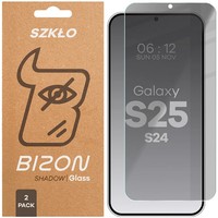 2X Sichtschutzglas FüR Galaxy S25/S24 Bizon Blickschutz Schutzglas Hartglas Glas