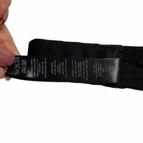 La Perla Underwire Lightly Padded Push Up Bra Black FLAW Womens 32C