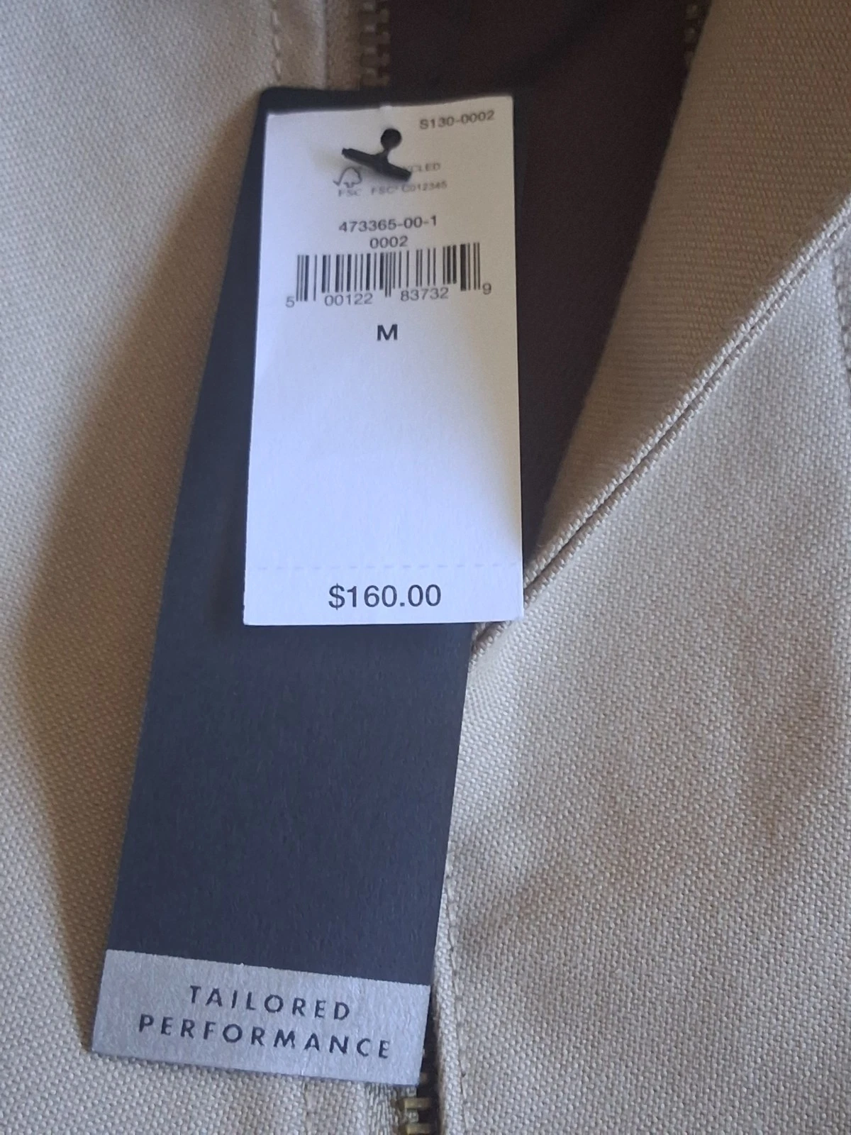 BANANA REPUBLIC NEW JACKET BEAUTIFULLY DESINED MEN'S M/L $160 FOR $89 - product detail image 15