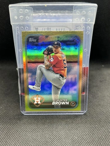2024 Topps Series 1 Gold Foil #30 Hunter Brown Houston Astros